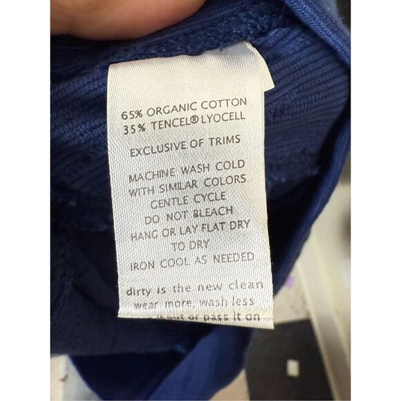 Toad & Co. Samba Wave Short Skirt Breton Blue Organic Cotton Medium - Picture 4 of 5